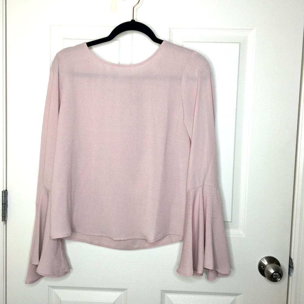 Bell sleeve top